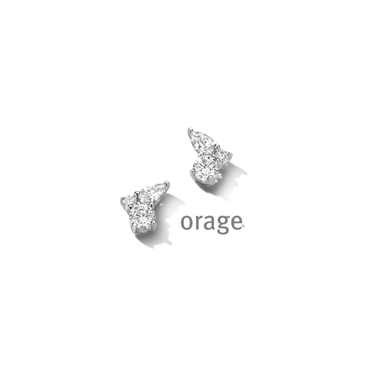 Orage oorbellen