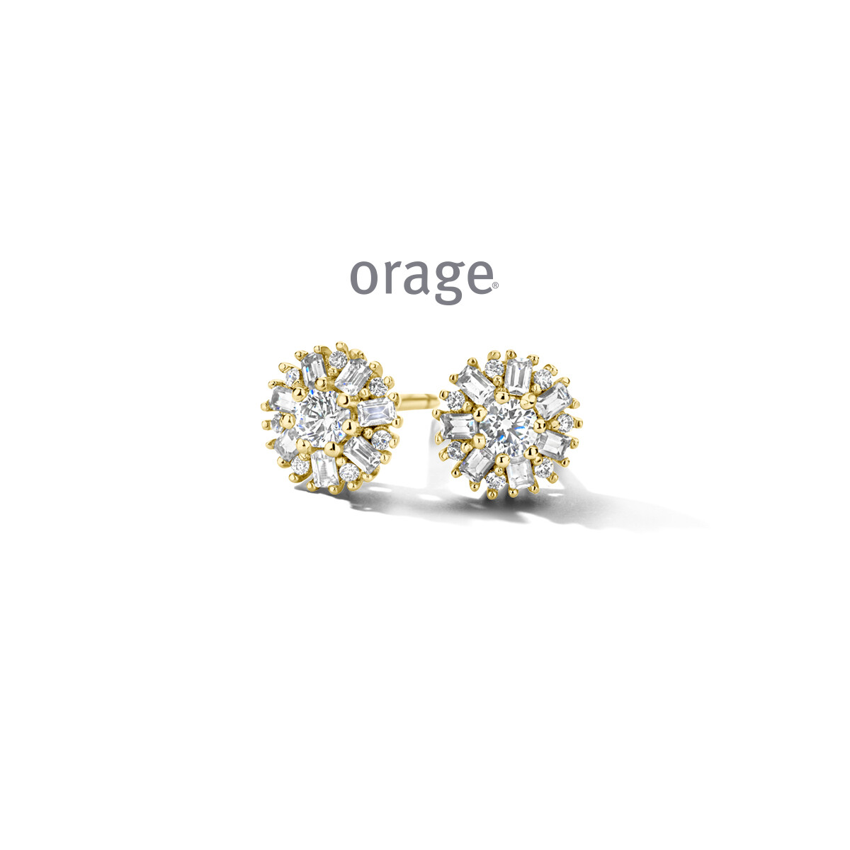 Orage oorbellen