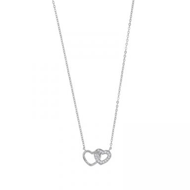 Ketting met 2 hartjes
