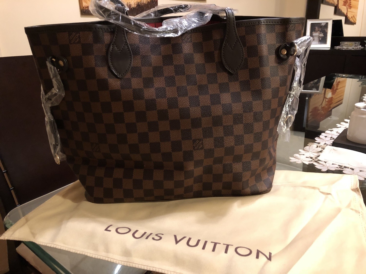 CARTERA MONOGRAMA LV CAFE