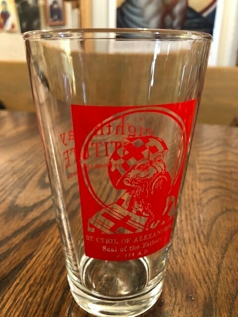 St Cyril of Alexandria Pint Glass