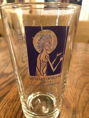 St Mary of Egypt Pint Glass