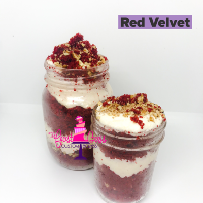 Southern Red Velvet Cake Jar