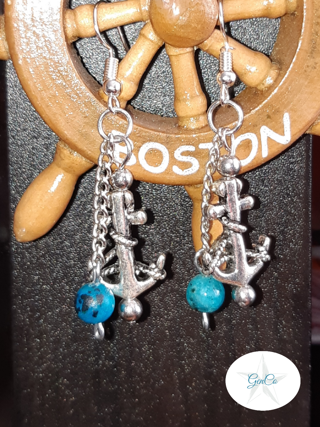 Boucles d&#39;oreilles Nautique en stainless