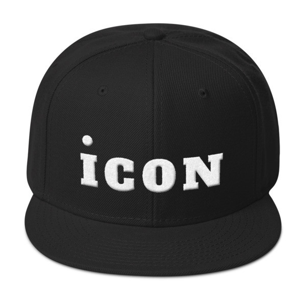iCON WHT Snapback Hat