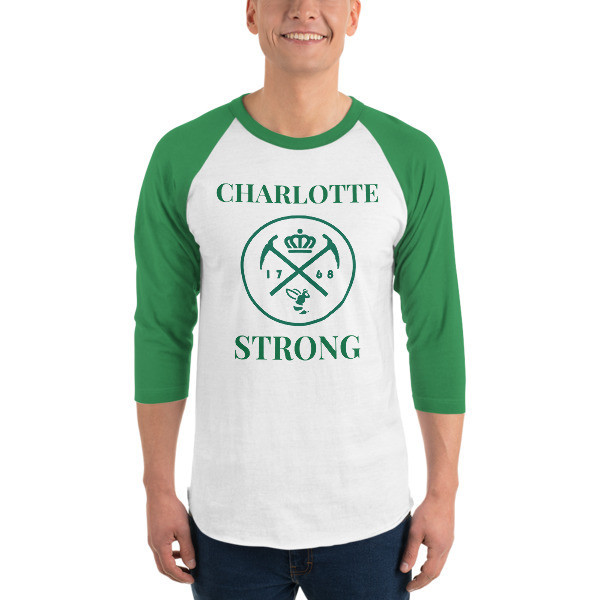 3/4 sleeve raglan CHARLOTTE STRONG shirt