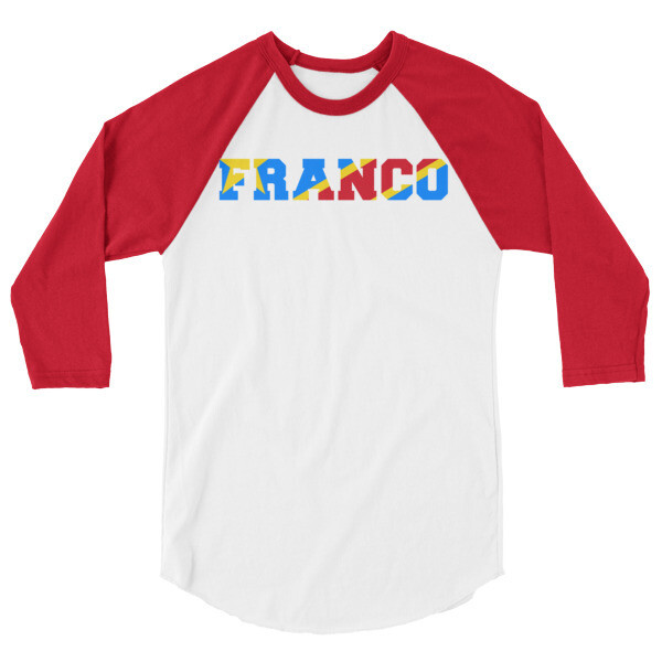 FRANCO CONGO 3/4 sleeve raglan shirt