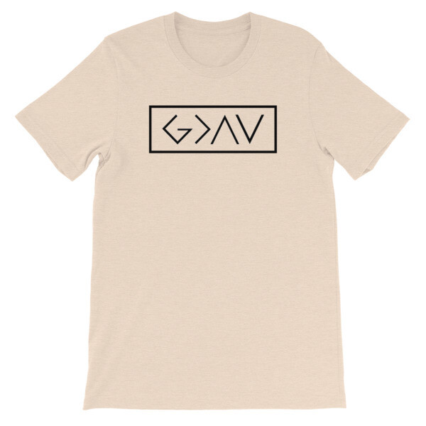 BOX GOD IS GREATER Short-Sleeve Unisex T-Shirt