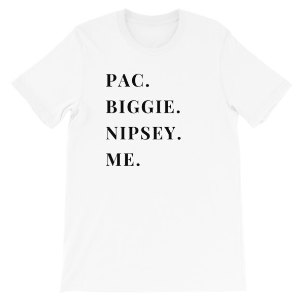 RAP KINGS Short-Sleeve Unisex T-Shirt, Color: White, Size: XS
