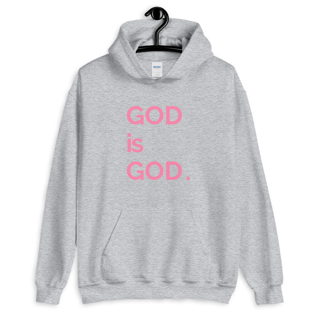 God Is God Pink Unisex Hoodie