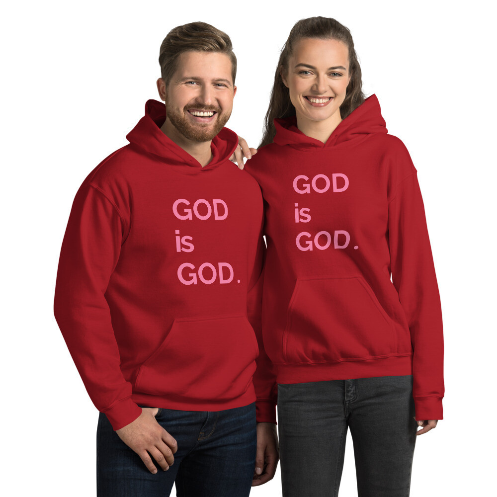 God Is God Pink Unisex Hoodie