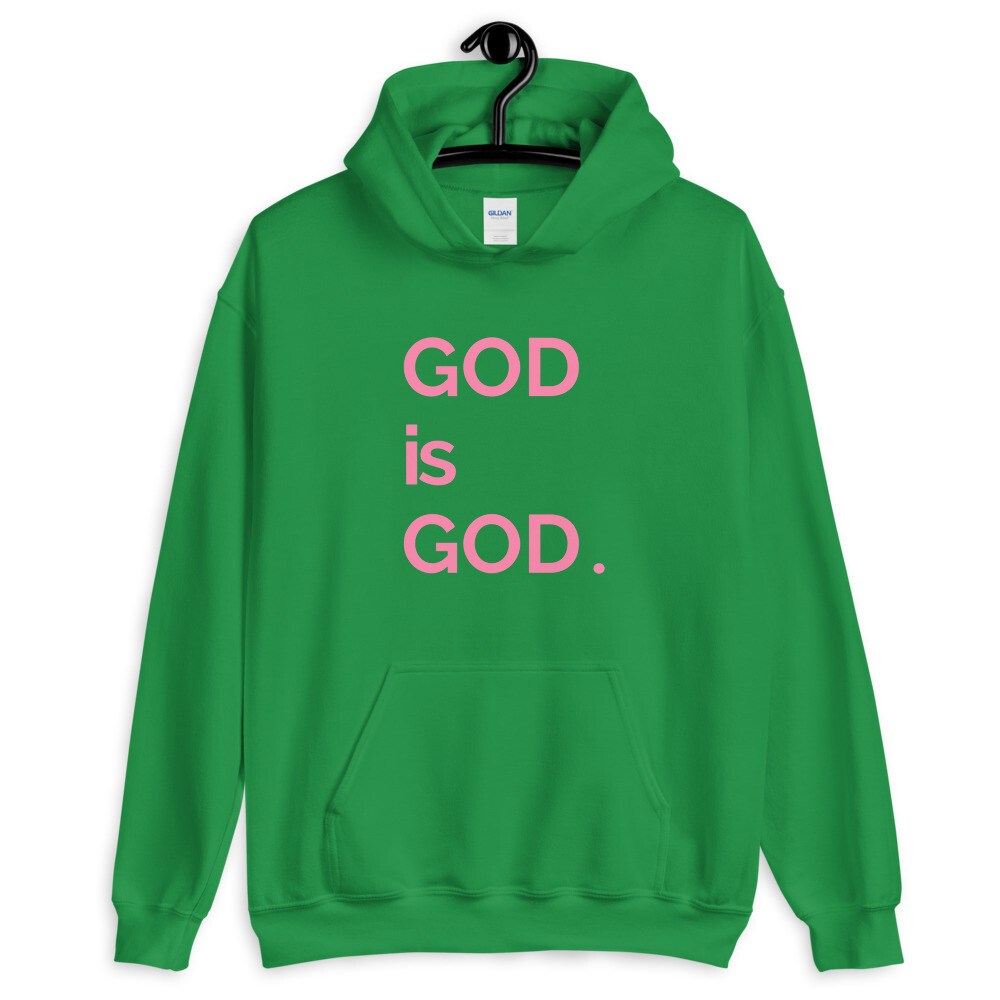 God Is God Pink Unisex Hoodie