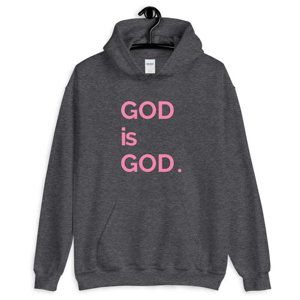 God Is God Pink Unisex Hoodie
