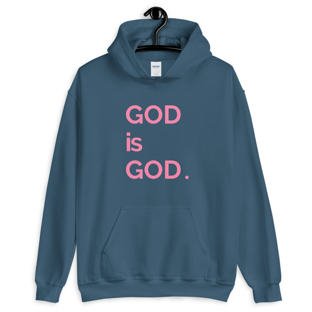 God Is God Pink Unisex Hoodie