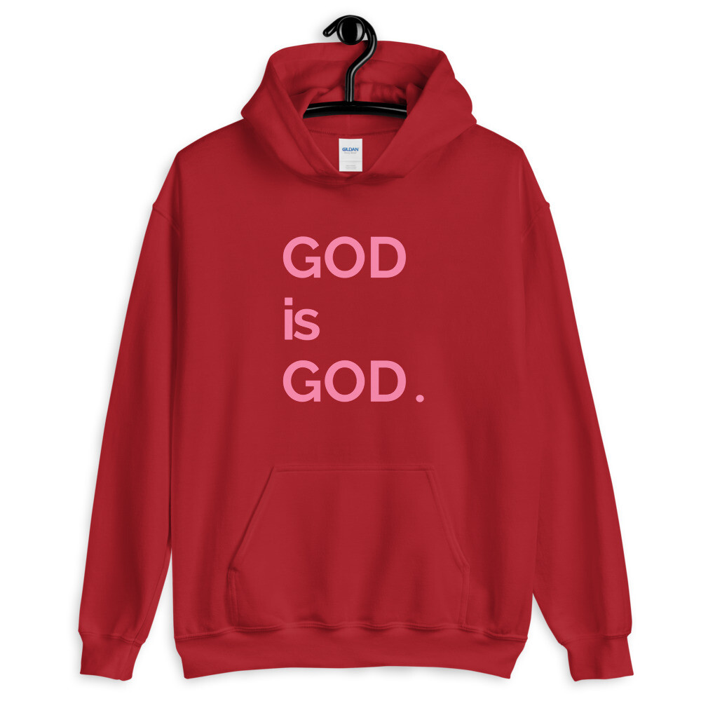 God Is God Pink Unisex Hoodie