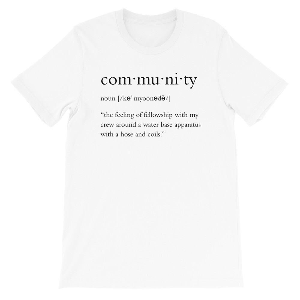 Community Definition Unisex T-Shirt, Size: XS