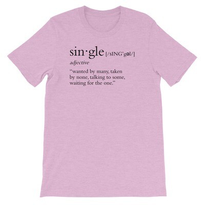 Single Definition Multi-Colors Unisex T-Shirt