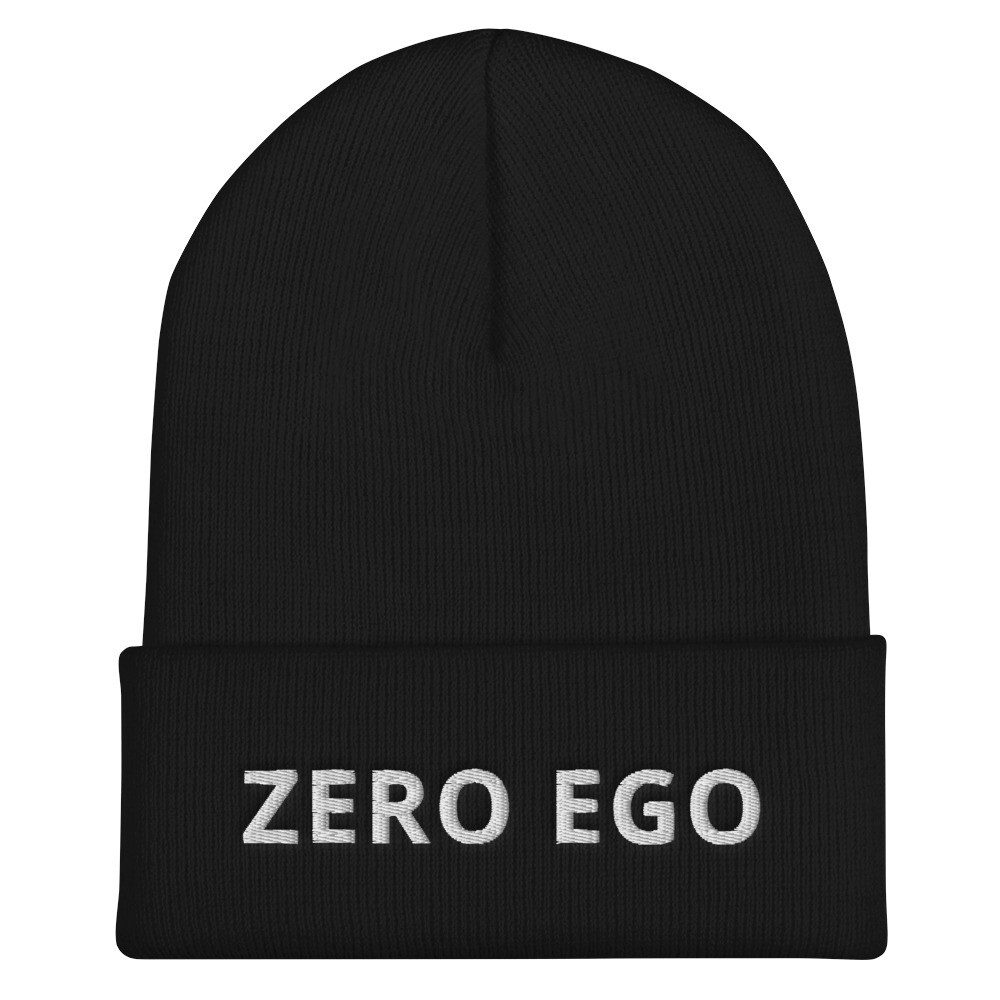 ZERO EGO Cuffed Beanie, Color: Black