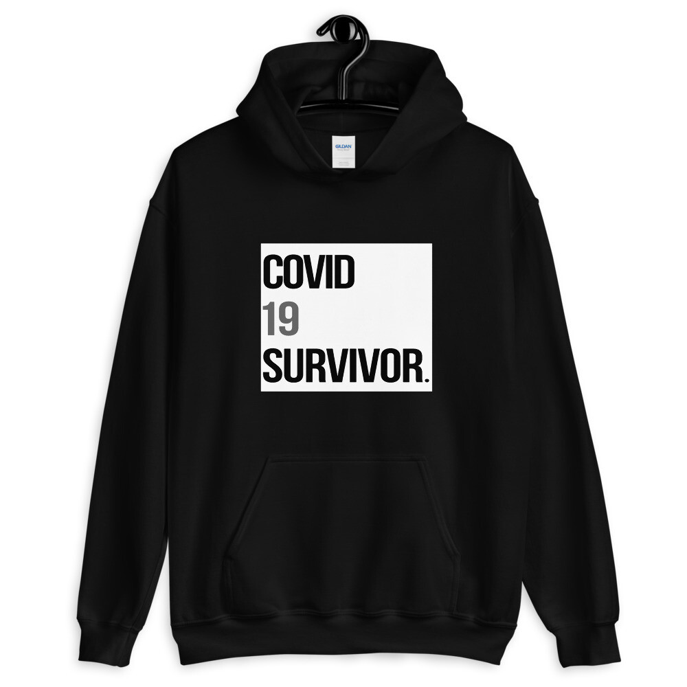 SURVIVOR Unisex Hoodie, Color: Black, Size: S
