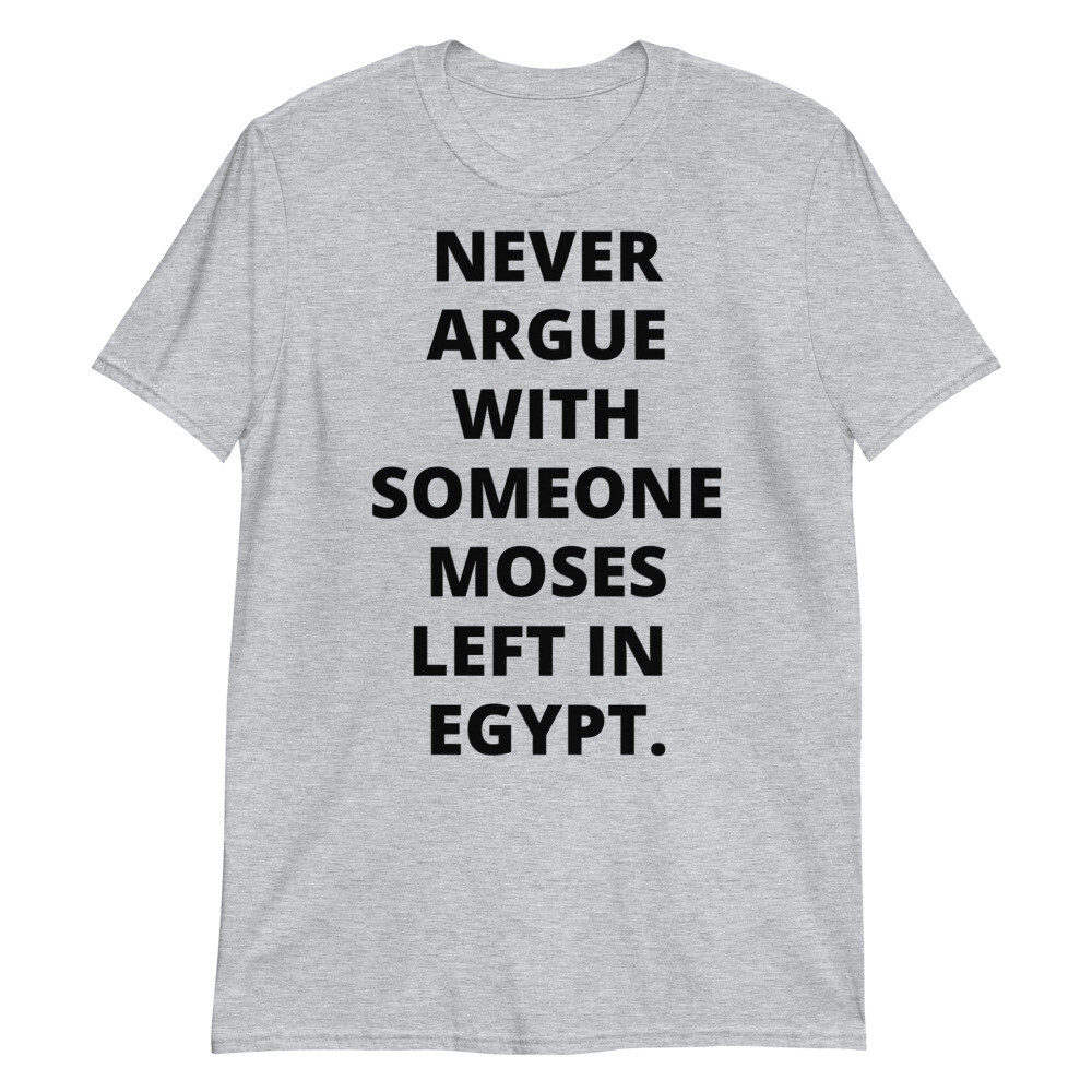 MOSES LEFT&#39;EM Short-Sleeve Unisex T-Shirt, Color: Sport Grey, Size: S