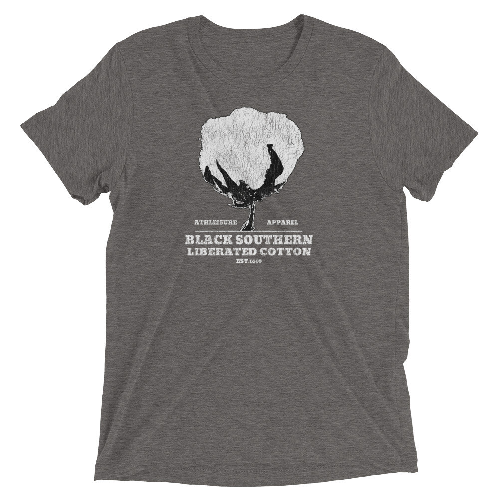 TRI BLEND COTTON FLOWER UNISEX t-shirt