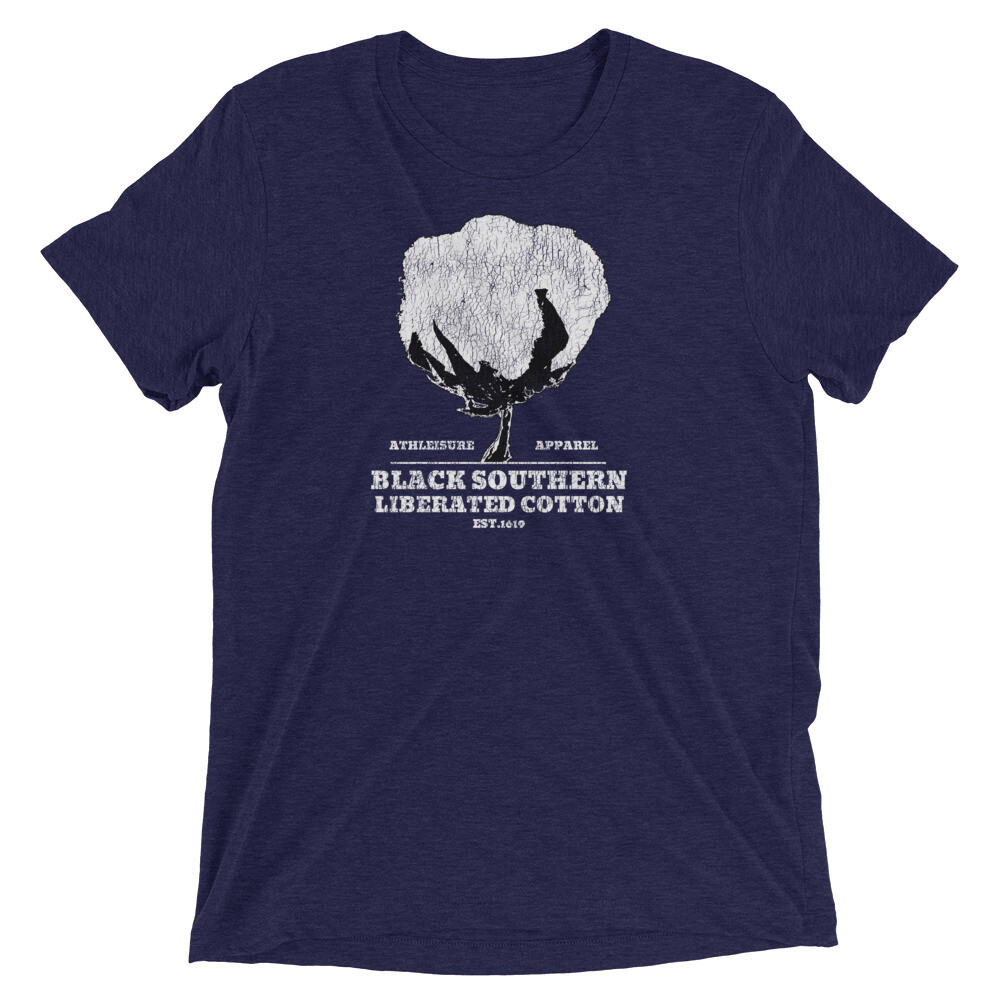 TRI BLEND COTTON FLOWER UNISEX t-shirt