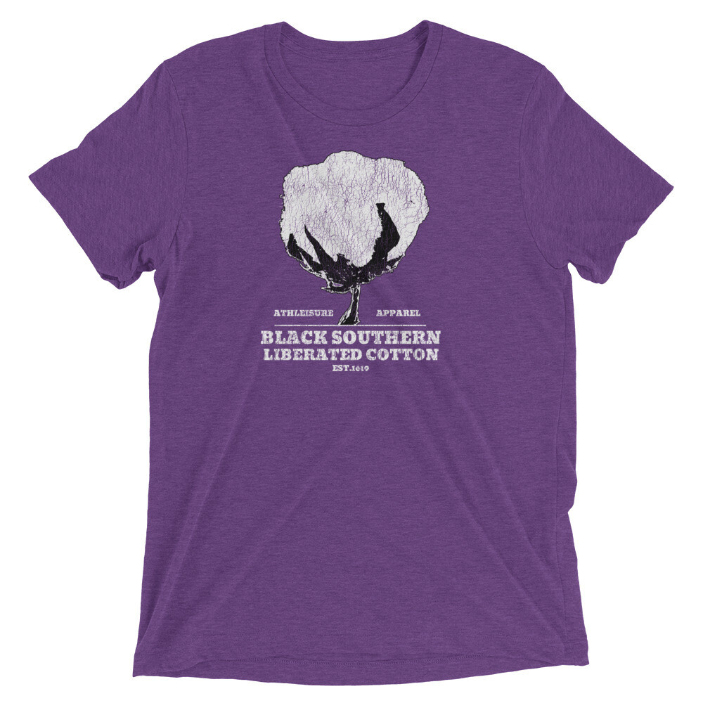 TRI BLEND COTTON FLOWER UNISEX t-shirt