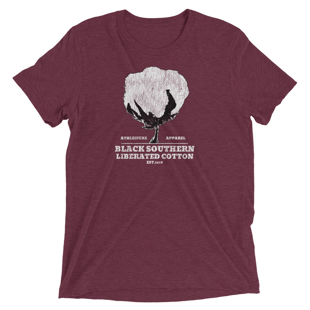TRI BLEND COTTON FLOWER UNISEX t-shirt