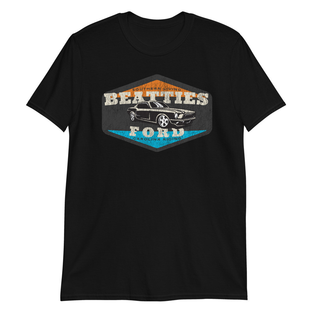 BEATTIES FORD Unisex T-Shirt, Color: Black, Size: S