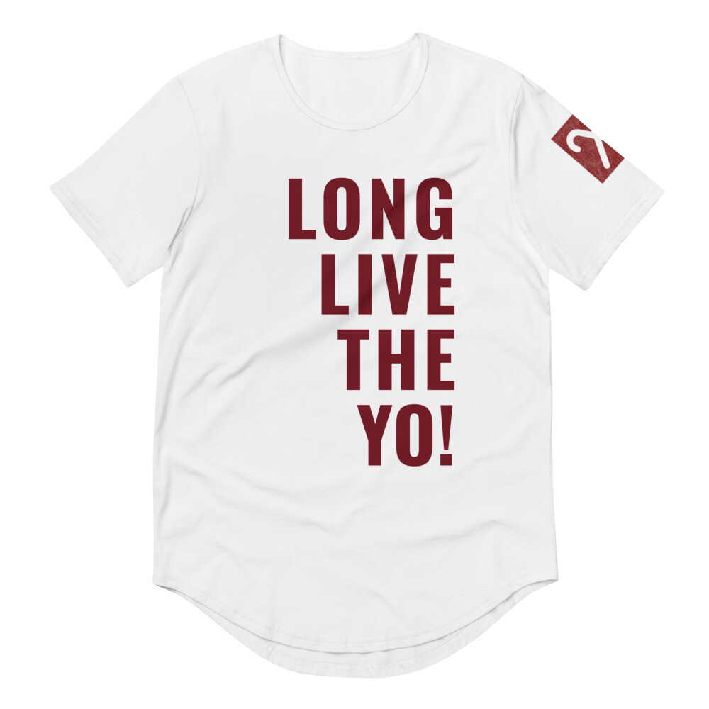 LONG LIVE Curved Hem T-Shirt