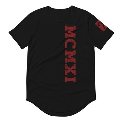 MCMXI RT Curved Hem T-Shirt