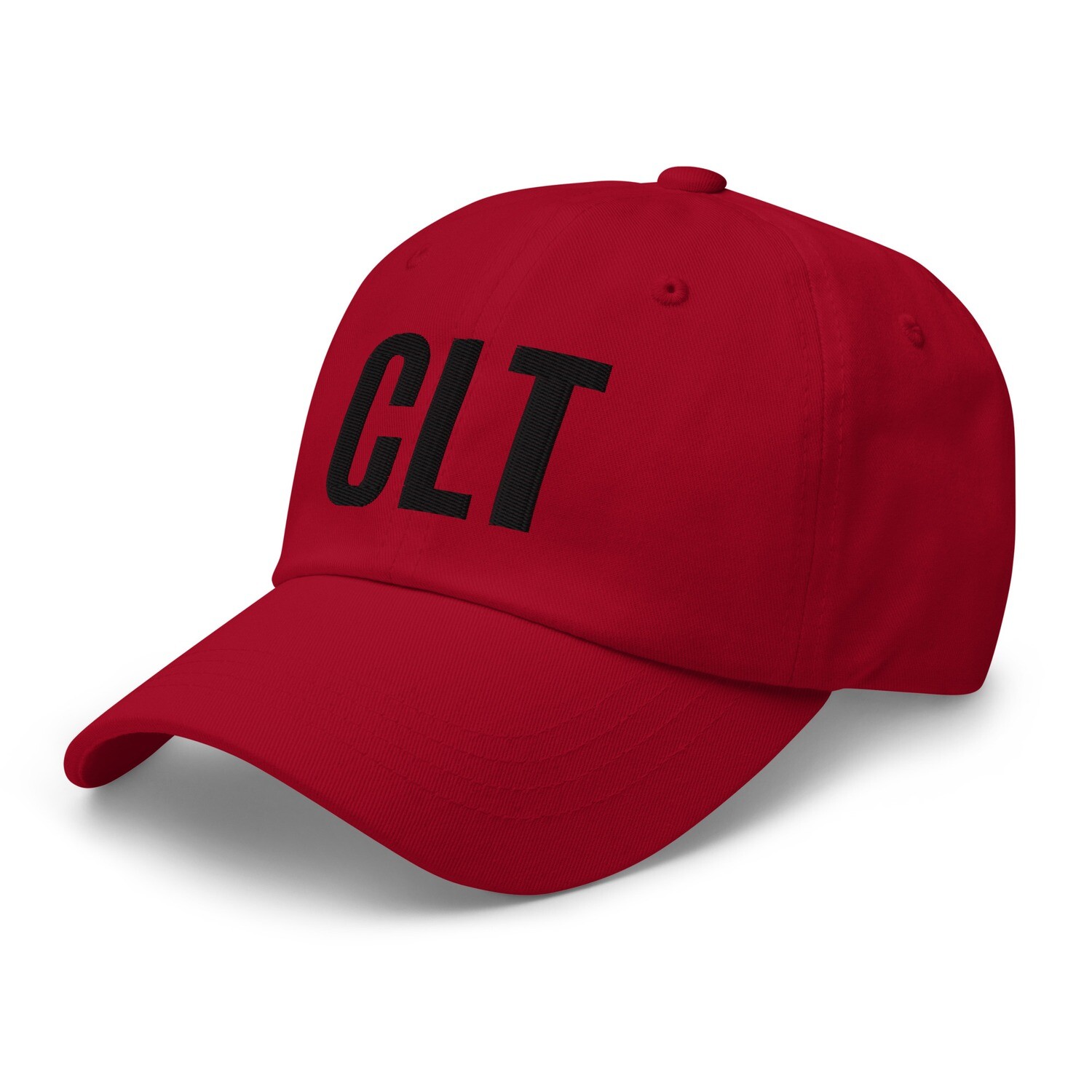 CLT Dad hat (black lettering)