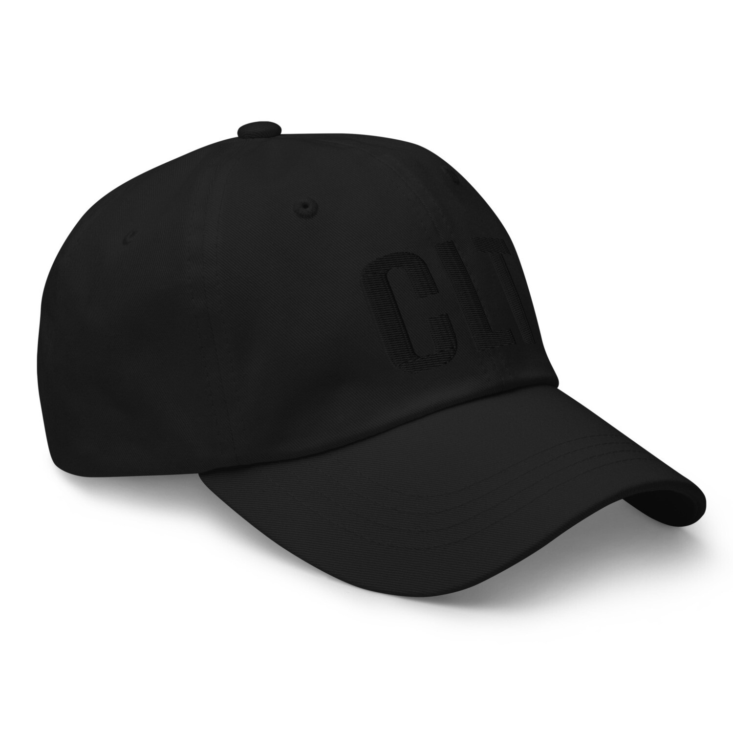CLT Dad hat (black lettering)