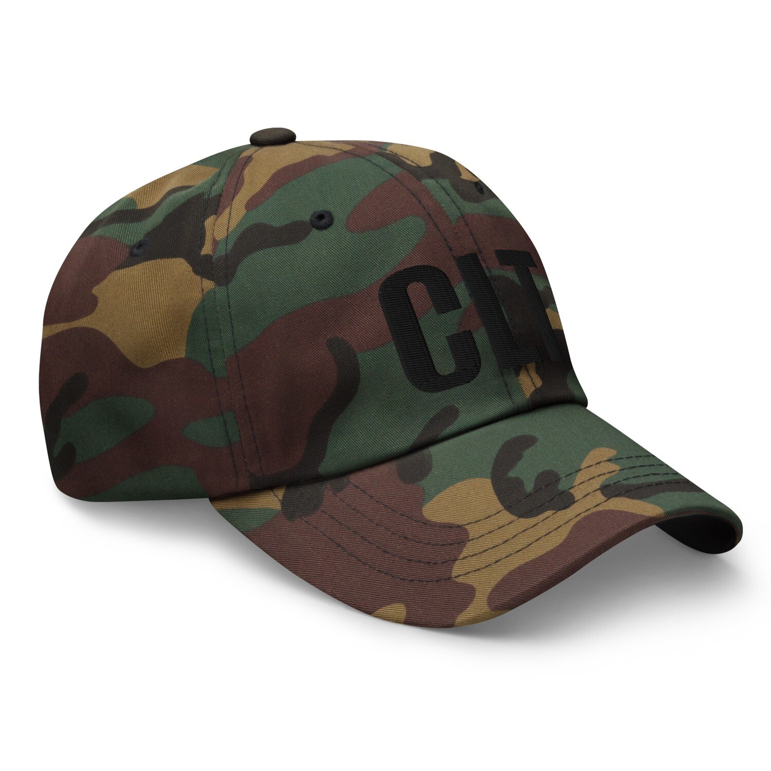 CLT Dad hat (black lettering)
