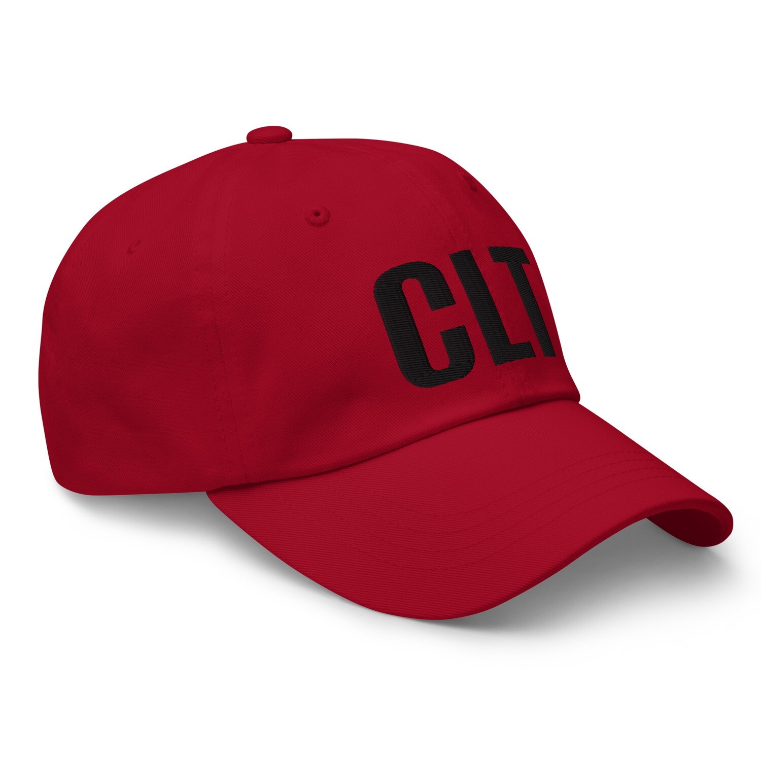 CLT Dad hat (black lettering)