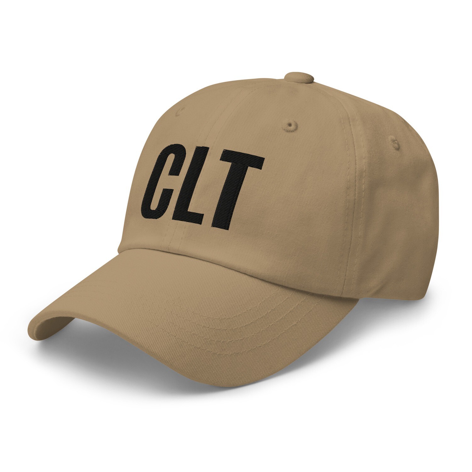 CLT Dad hat (black lettering)