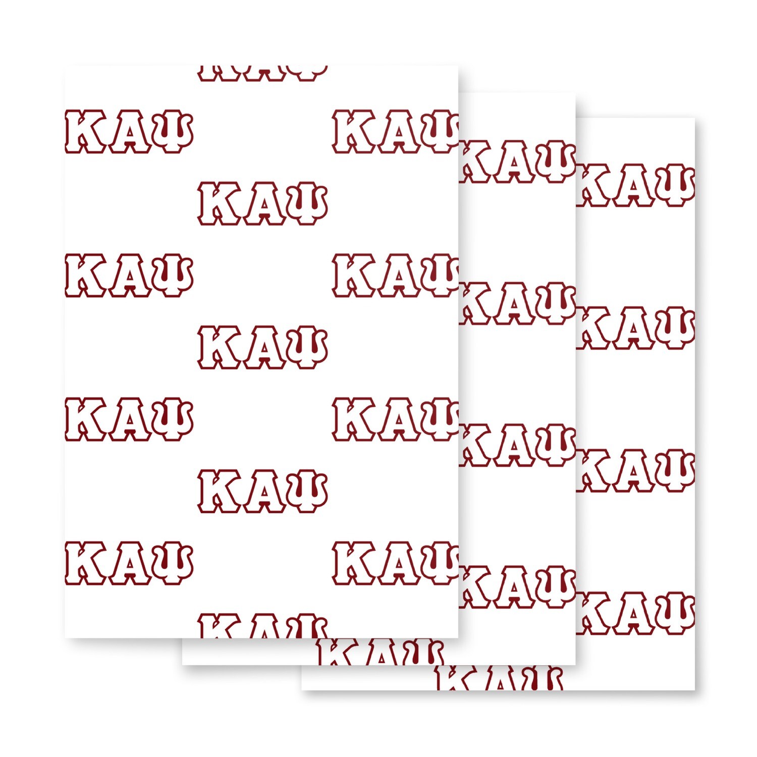 3 Sheets of Kappa Wrapping paper sheets