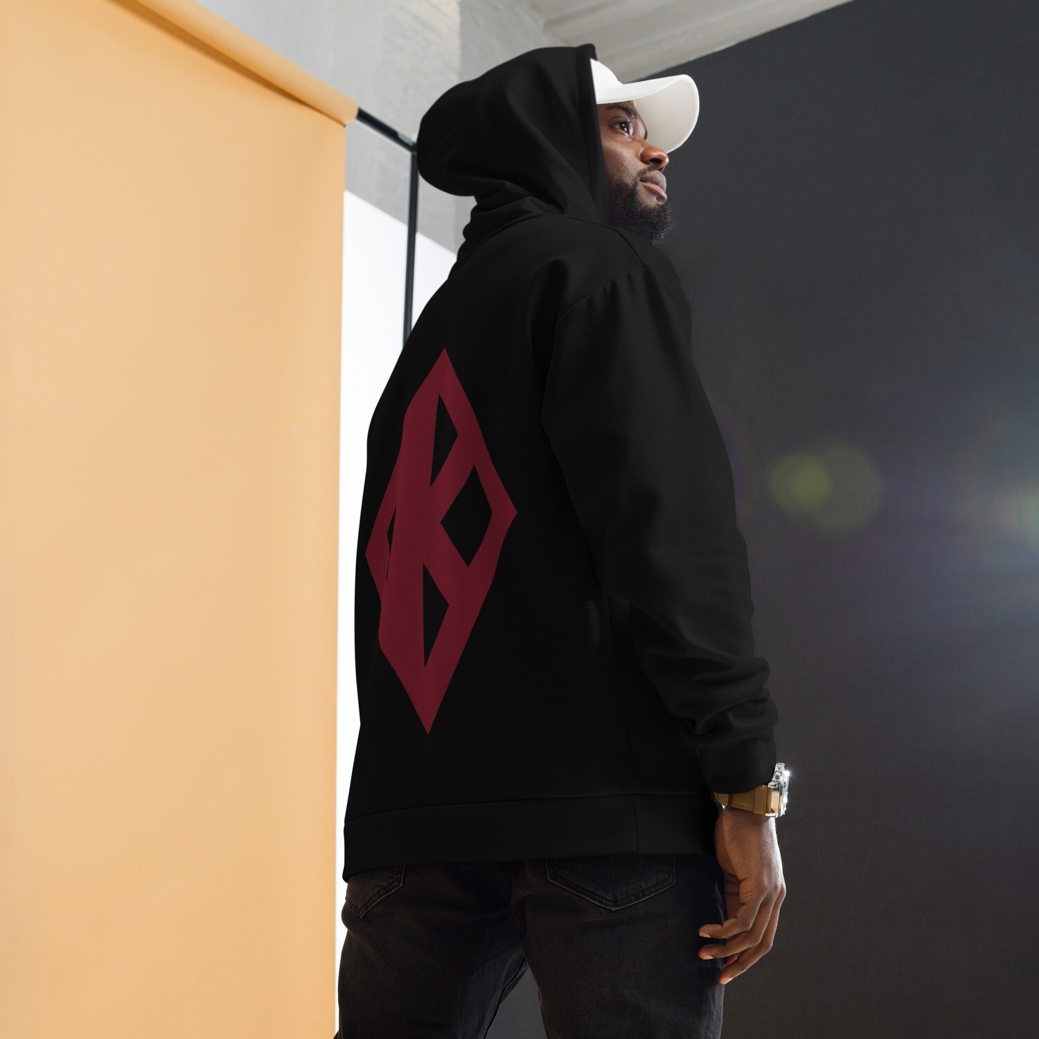 Slanted Black KAPsi Kollectors Hoodie