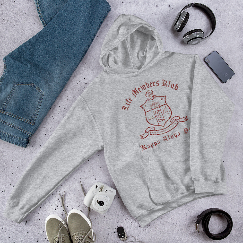 Life Members Klub Red Vintage Hoodie
