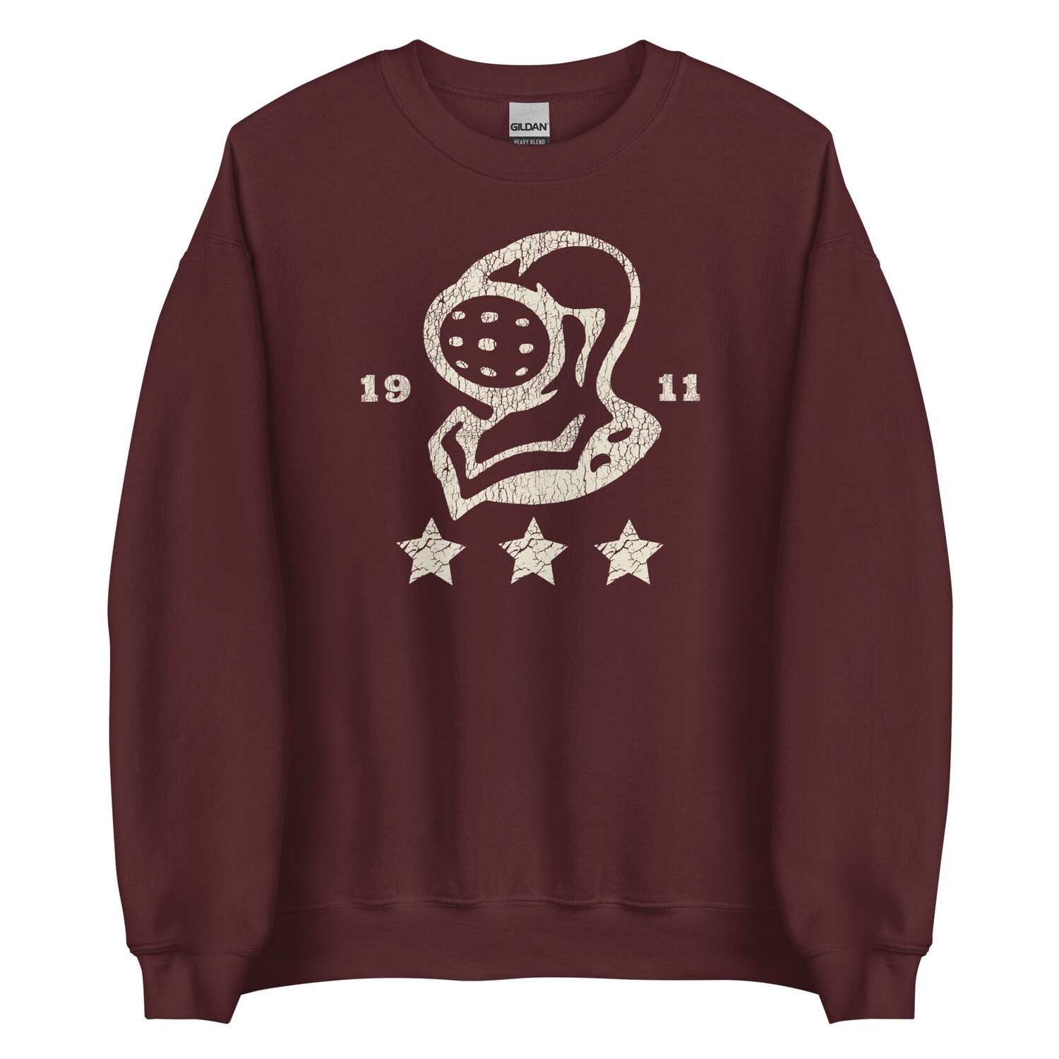 Vintage Knight Head With Stars Sweatshirt