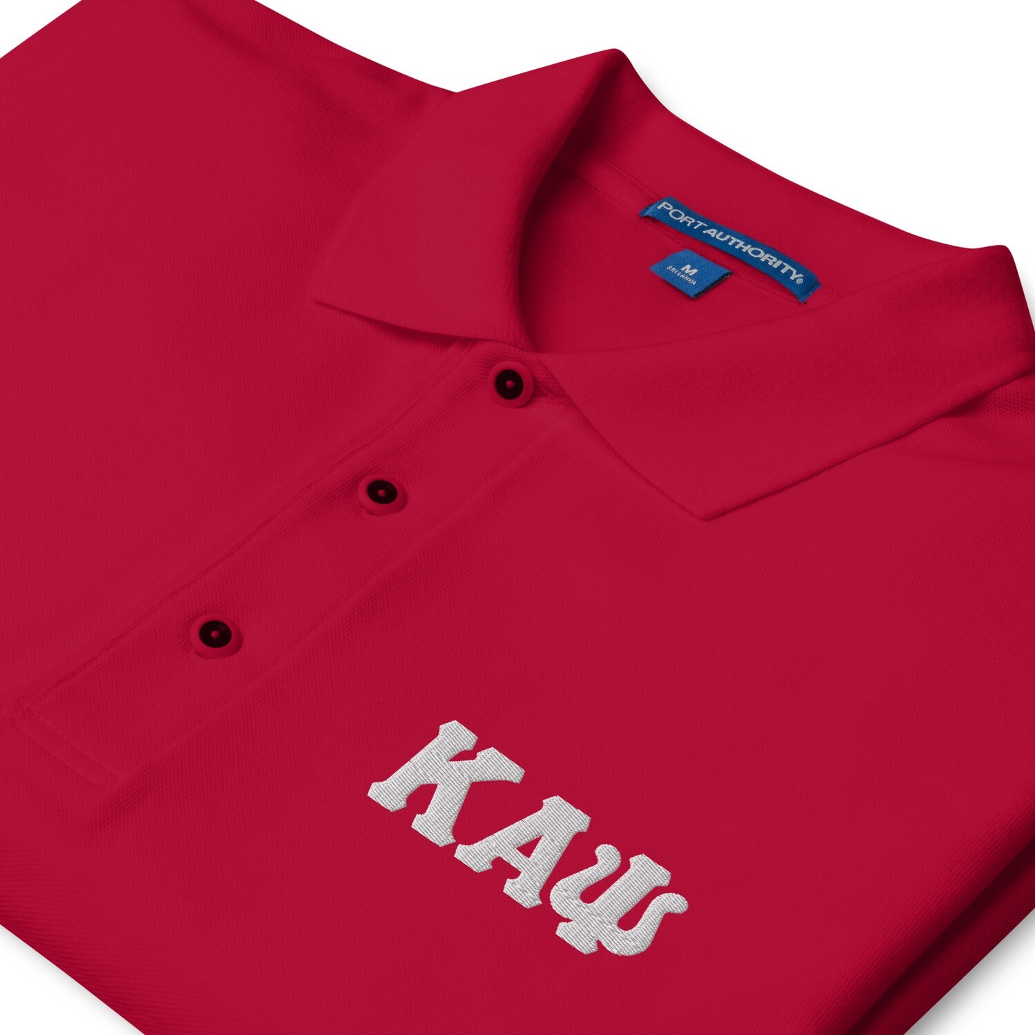 KAPsi (White Logo) Men&#39;s Premium Polo