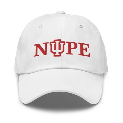 NUPE w/IU Dad hat
