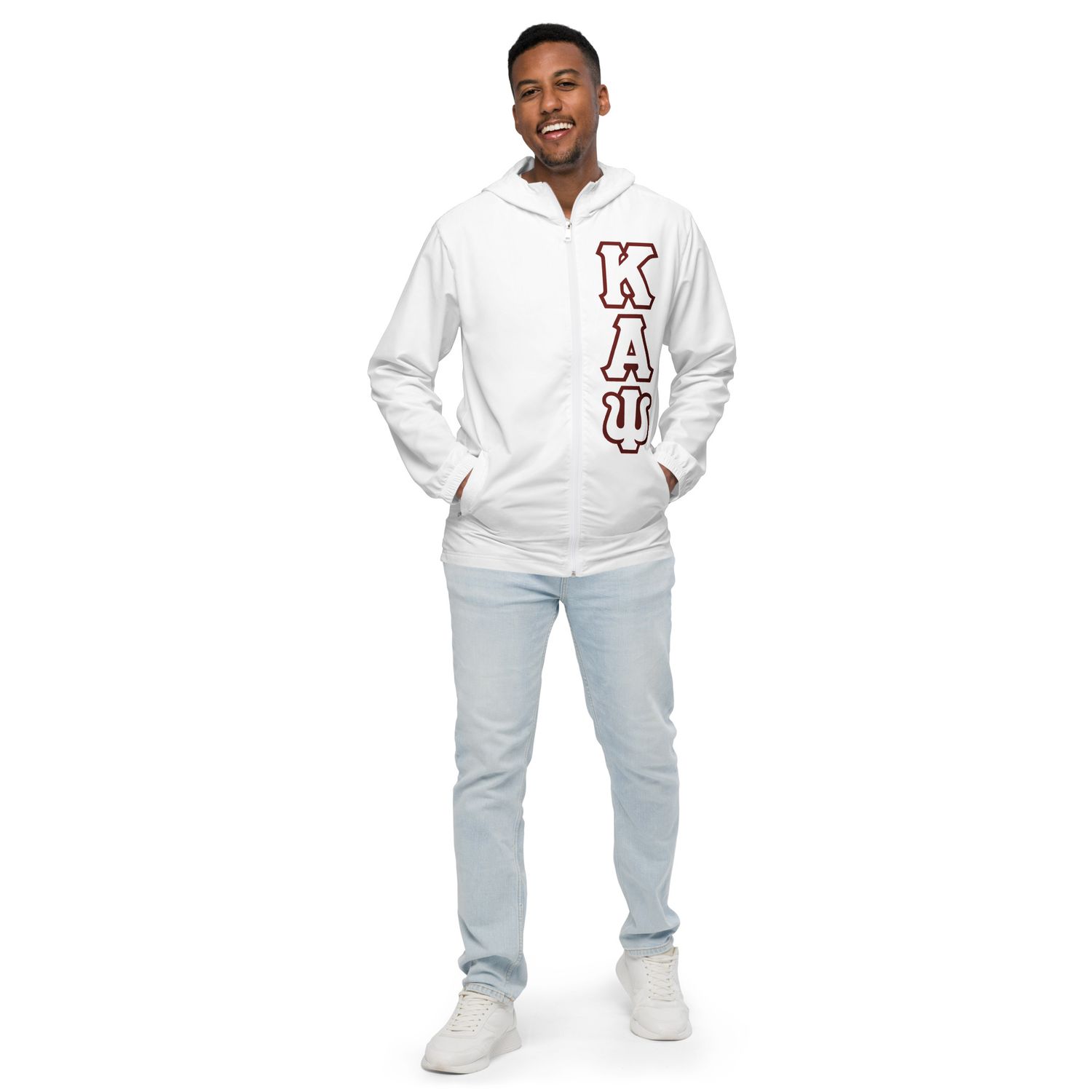 KAPsi Plus Diamond On Back Men’s windbreaker