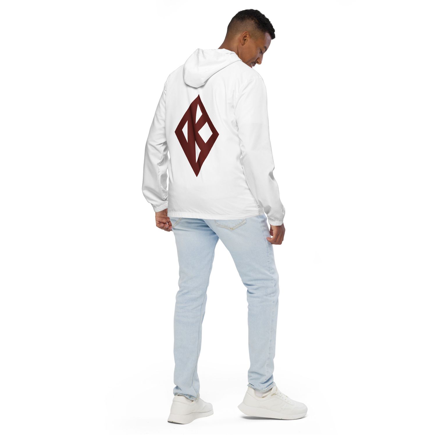 KAPsi Plus Diamond On Back Men’s windbreaker