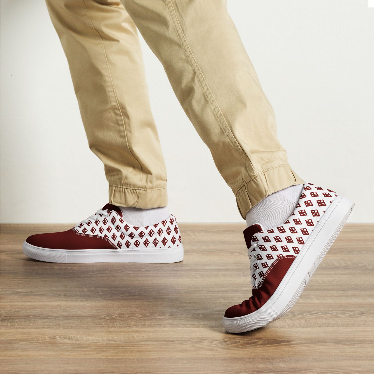 Kappa Diamond Men’s lace-up canvas shoes