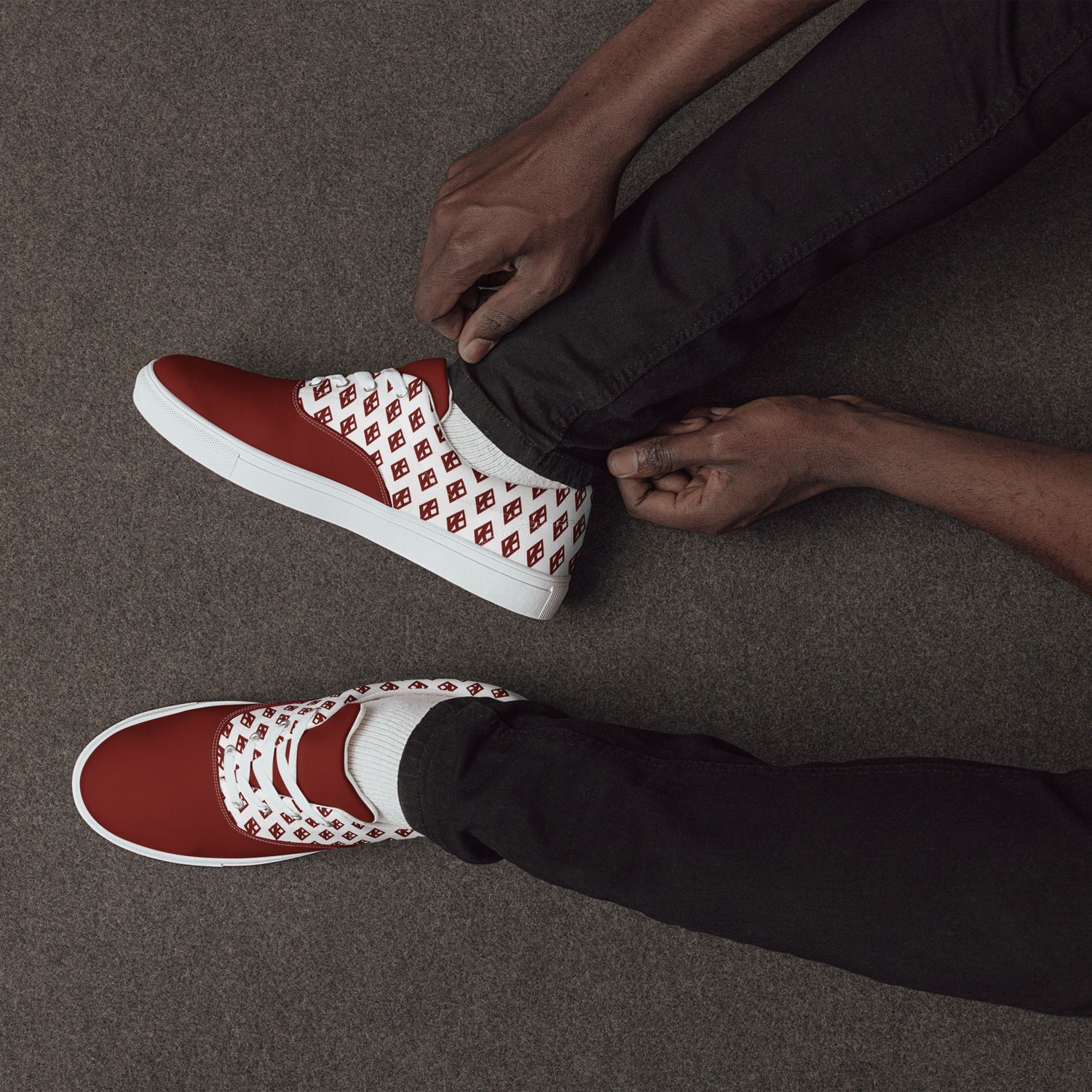 Kappa Diamond Men’s lace-up canvas shoes
