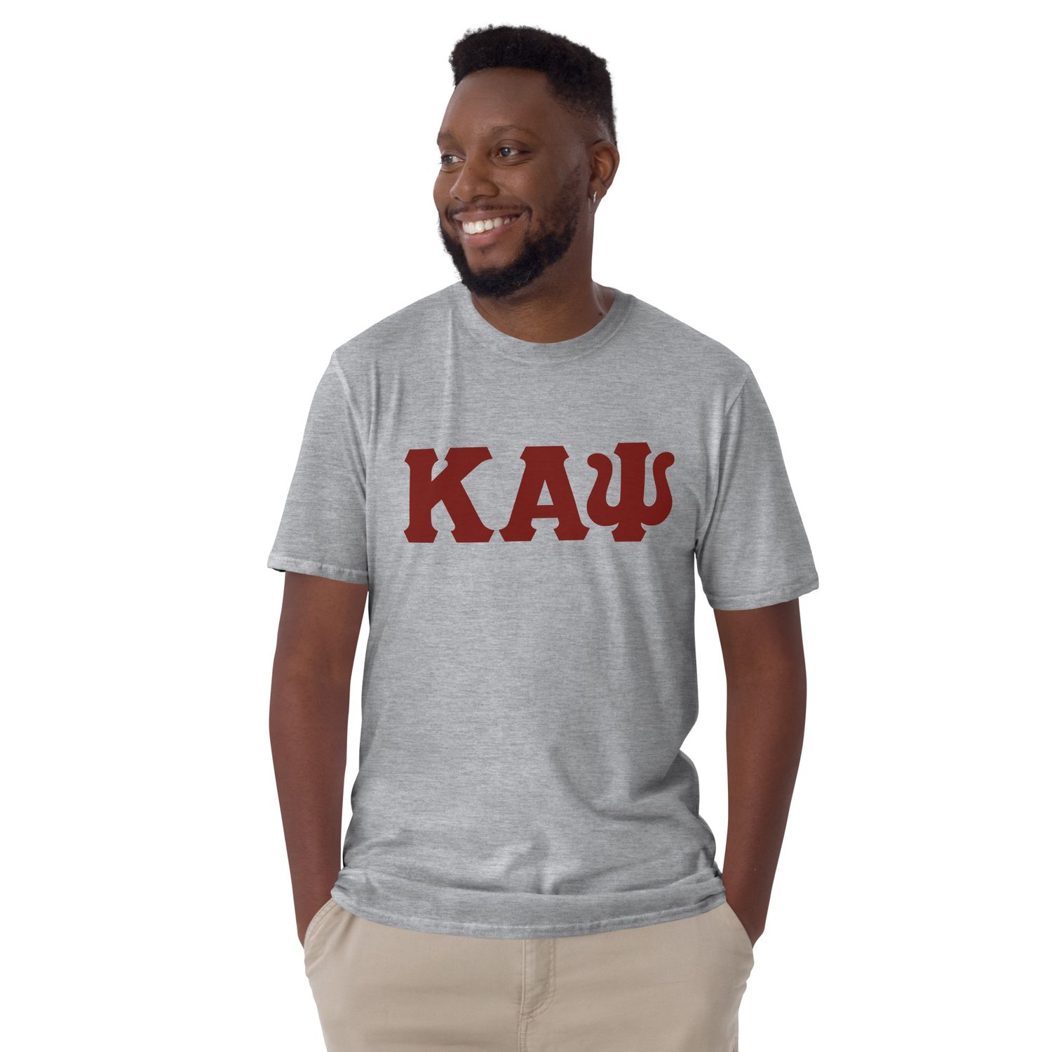 KAPsi Solid Red Short-Sleeve T-Shirt