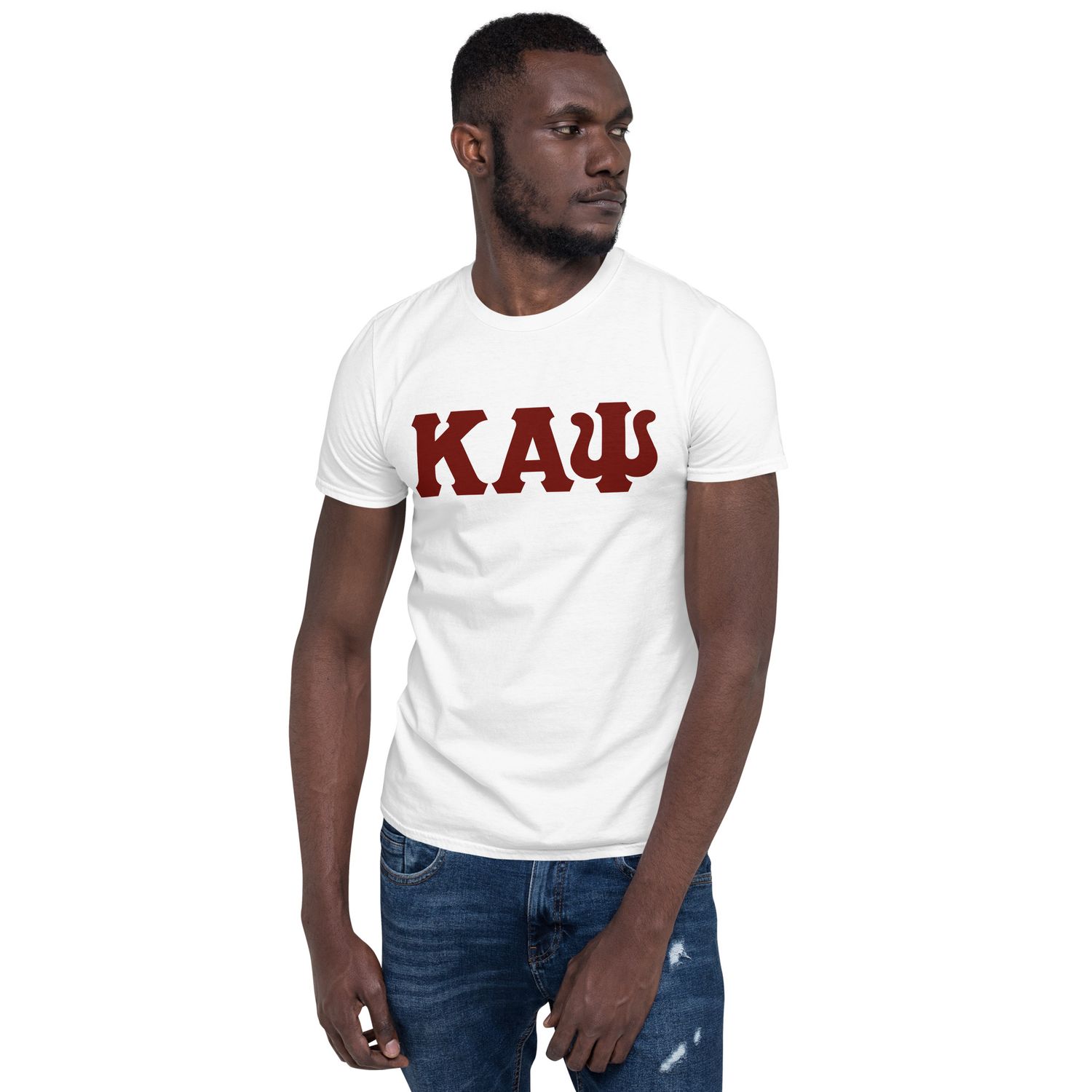 KAPsi Solid Red Short-Sleeve T-Shirt