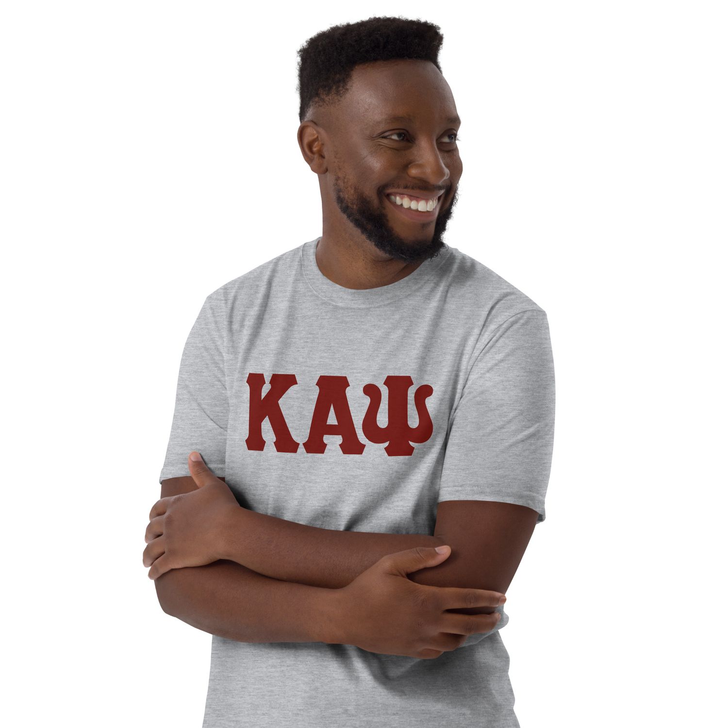 KAPsi Solid Red Short-Sleeve T-Shirt