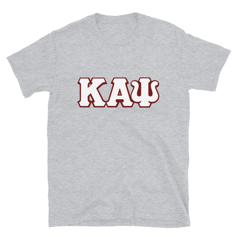 KAPSI Double Letter Short-Sleeve T-Shirt